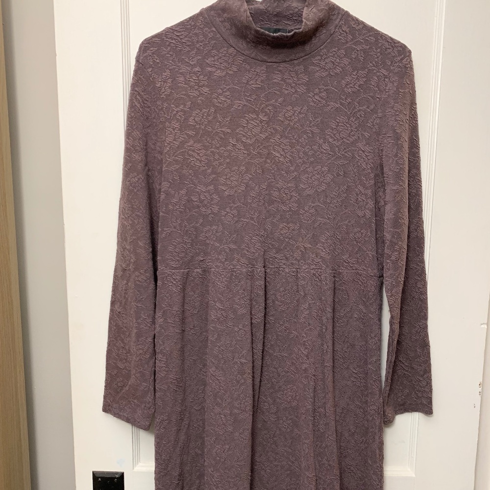 CUT LOOSE dusty rose mid length floral dress